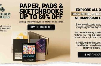 Cowling & Wilcox: Up to 80% Off Paper, Pads & Sketchbooks!