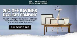 Cowling & Wilcox: Daylight Company Goods for 20% Off 