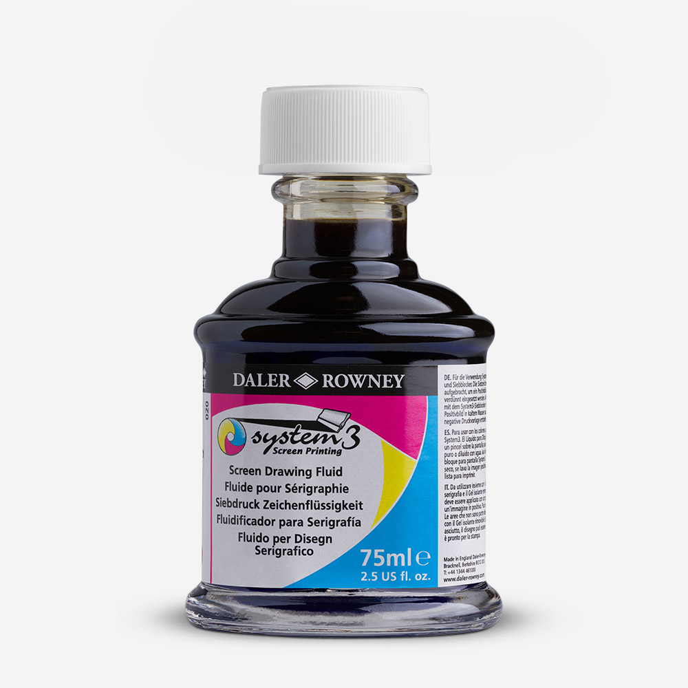 Daler Rowney Screen Drawing Fluid 75ml – Brush Application
