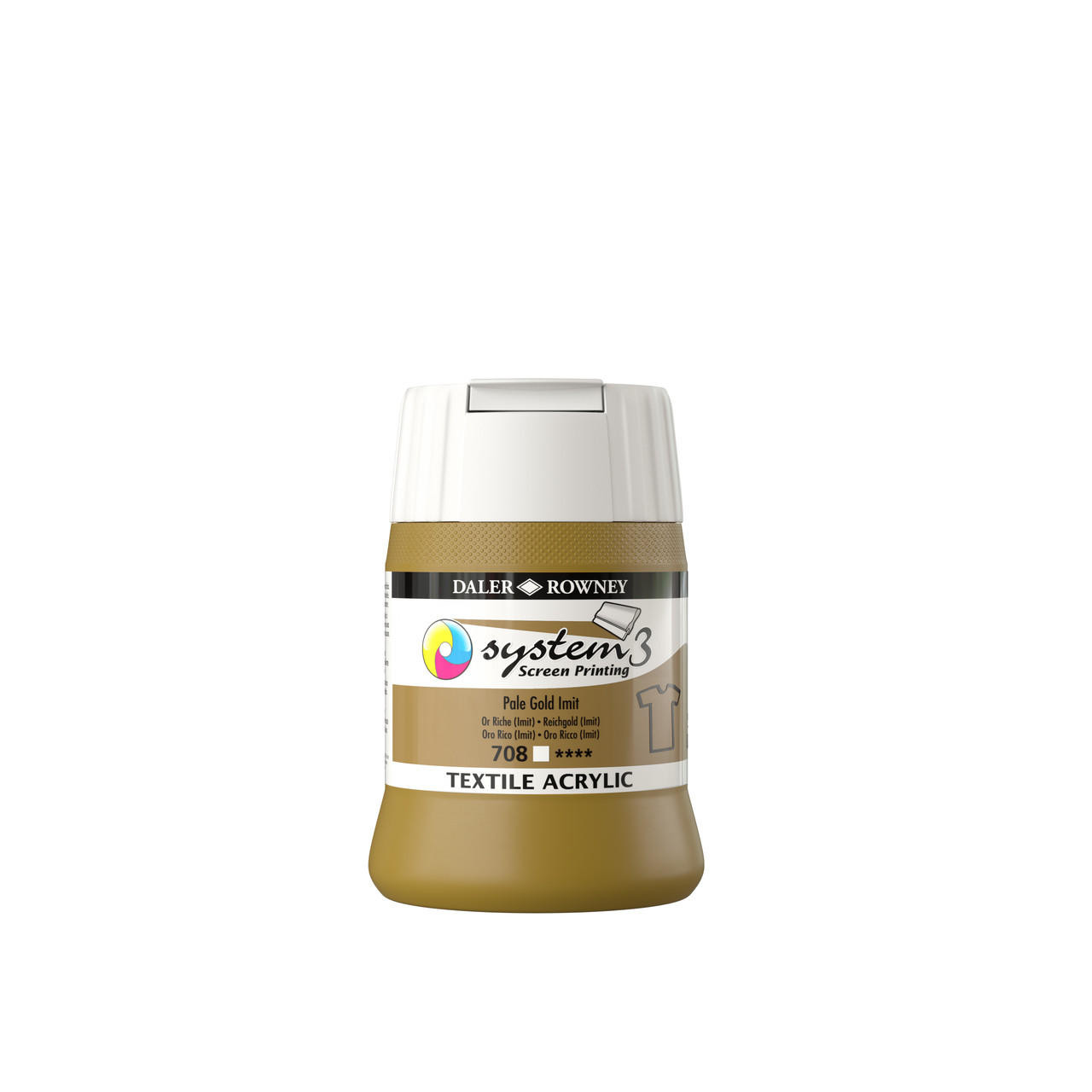 Daler Rowney Textile Acrylics 250ml – Wash Fast & Heat-Fixable