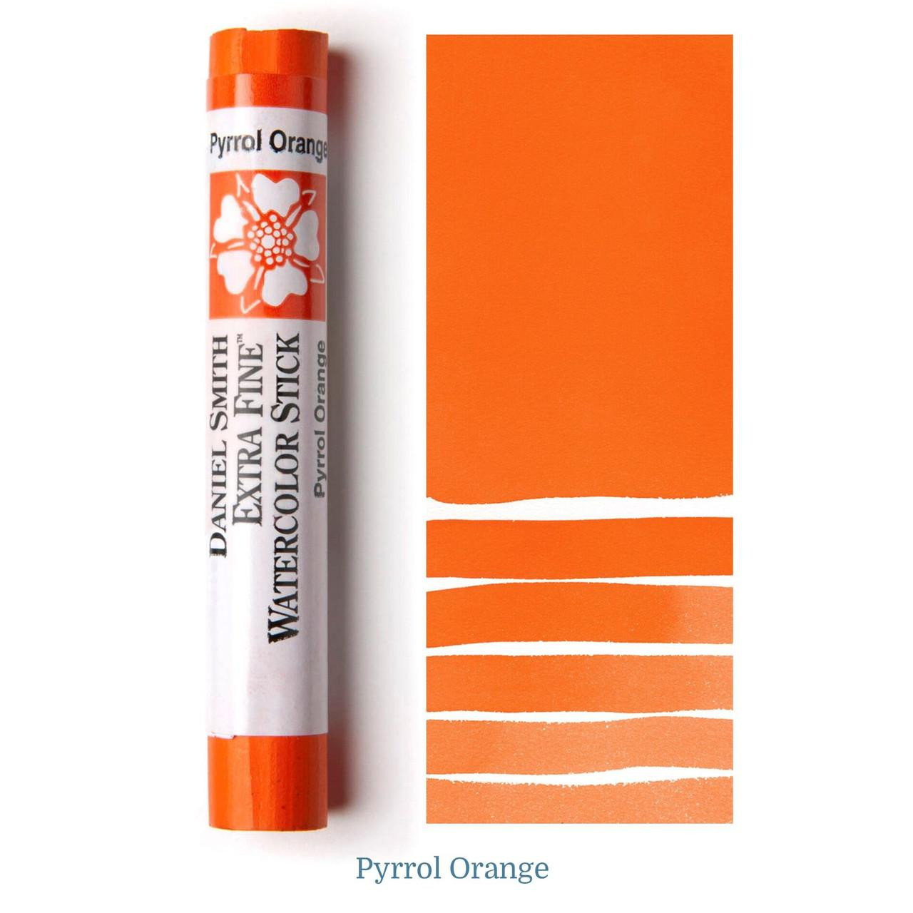 Daniel Smith Pyrrol Orange Watercolour Stick – Pure Pigment