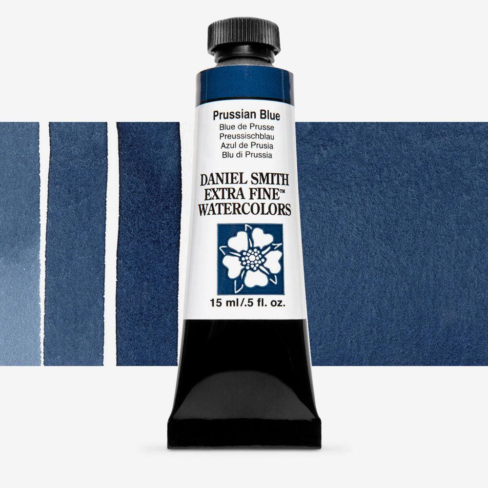 Daniel Smith Prussian Blue Watercolour 15ml – Excellent Lightfastness