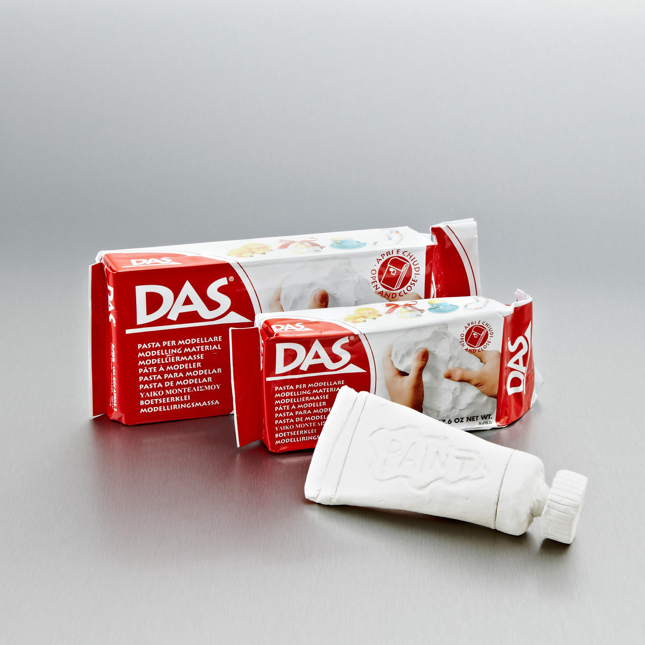 DAS Air-Drying Modelling Clay 350g – ACMI Certified, White