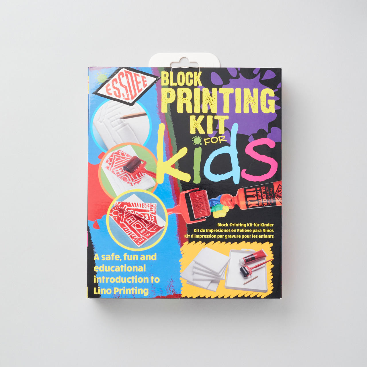 Essdee Kids Block Printing Kit – Water-based, 5-12 years