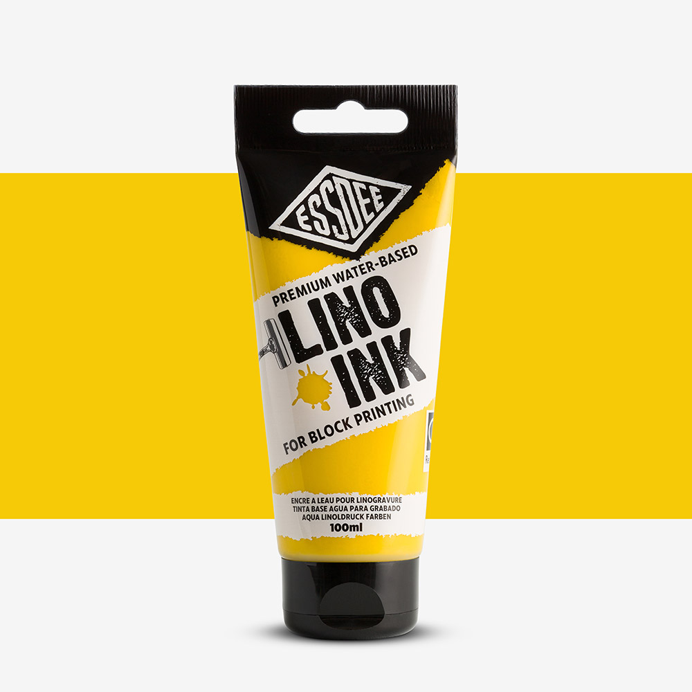 Essdee Premium Yellow Block Printing Ink 100ml – Water-Based