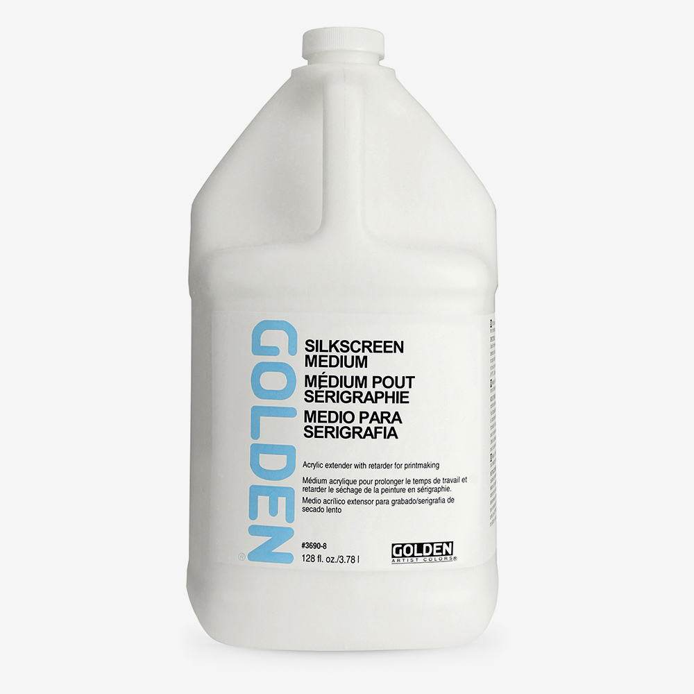 Golden Silk Screen Medium 3.78L – Non-toxic Acrylic, Low Odour