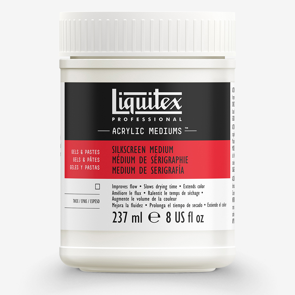 Liquitex Professional Acrylic Screen Medium 237ml – Enhances Opacity