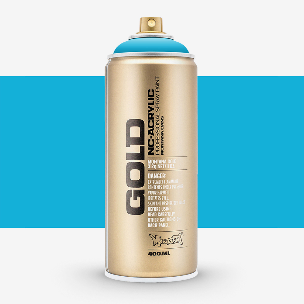 Montana Gold Spray Paint 400ml – Quick Drying, Weatherproof