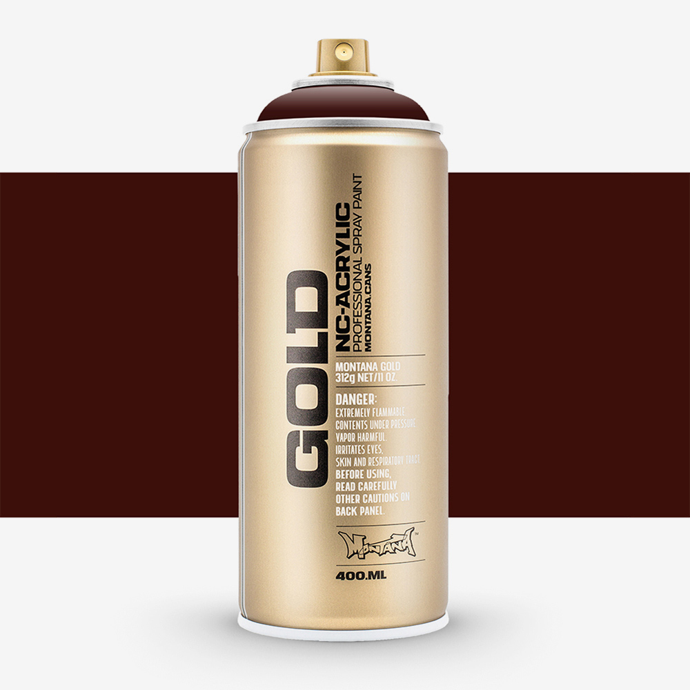 Montana Gold 400ml Black Spray Paint – Quick-Drying Acrylic