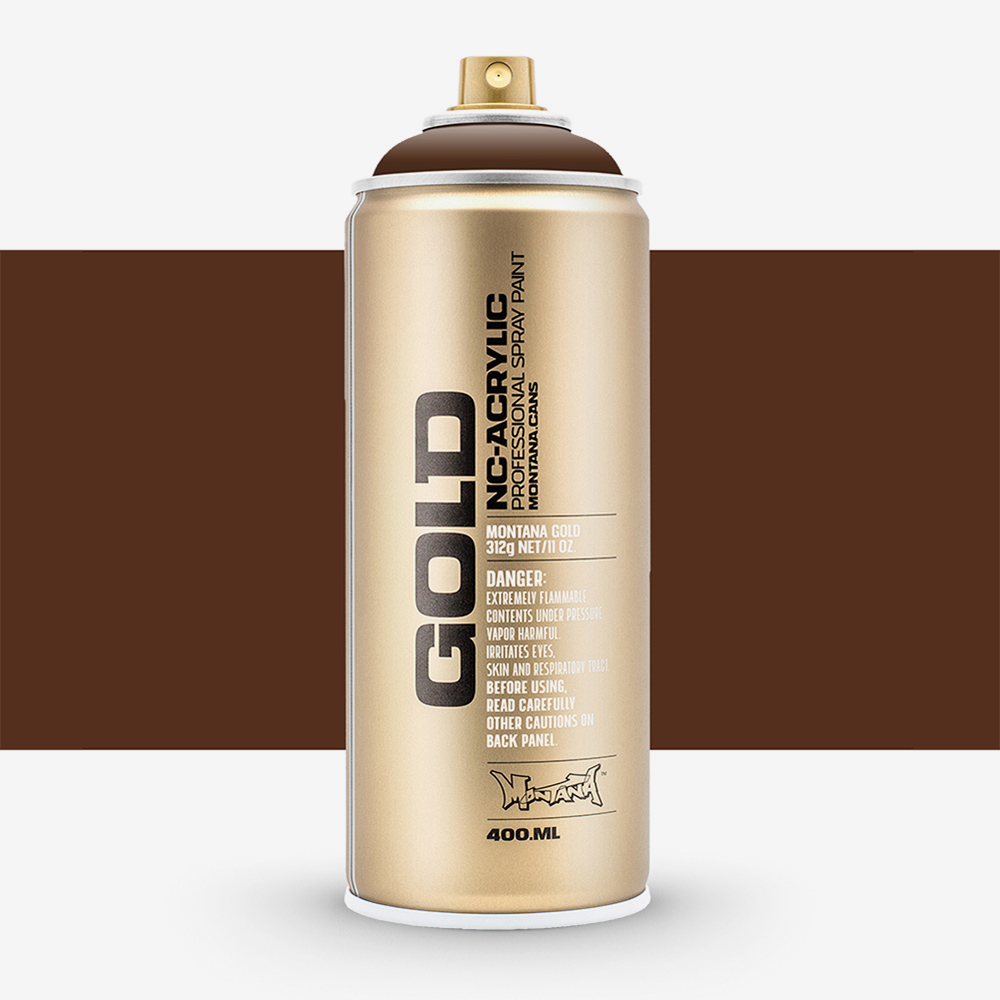 Montana Gold 400ml Cacao Spray Paint – Fast Dry, Weatherproof