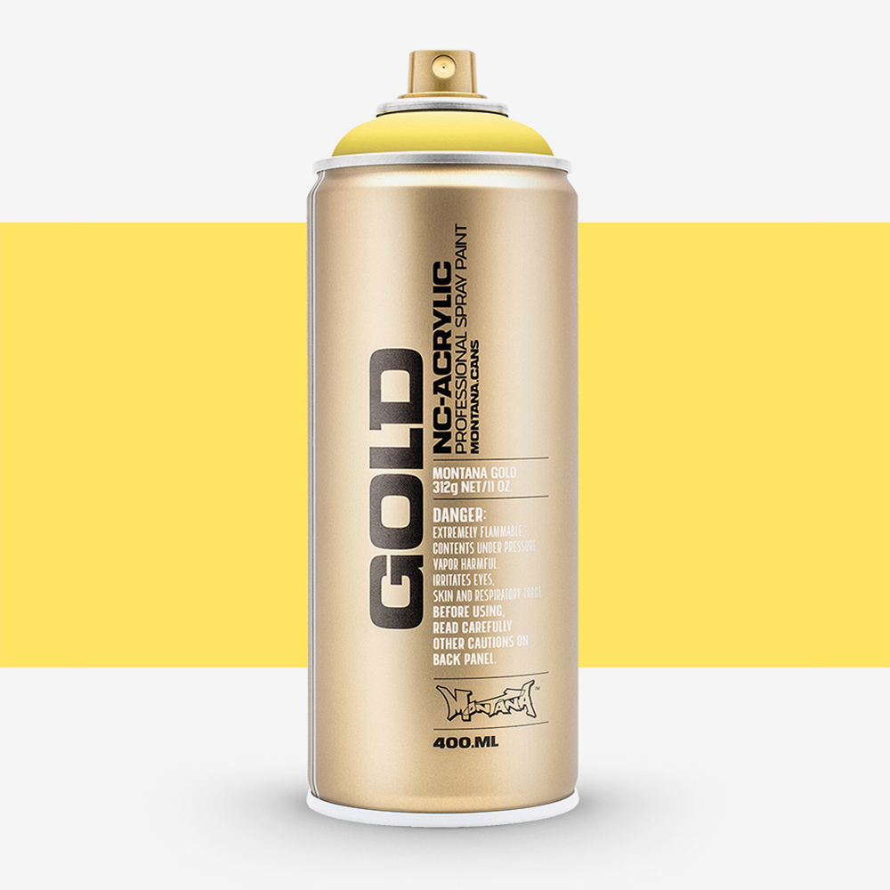 Montana Gold 400ml Easter Yellow Spray Paint – Quick-Drying