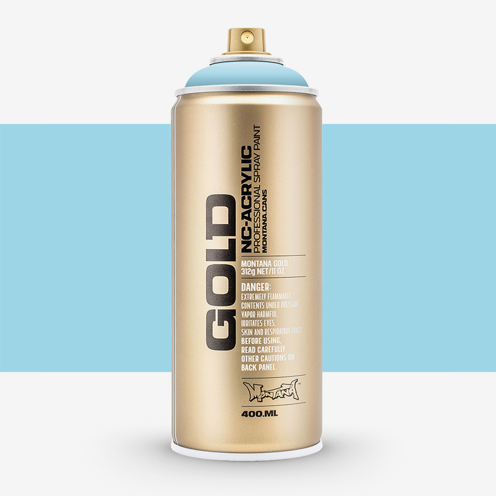 Montana Gold Fresh Blue Spray Paint 400ml – Quick-Drying Acrylic