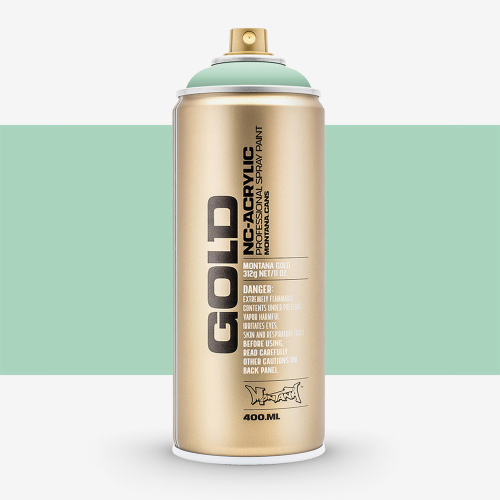 Montana Gold Spray Paint 400ml – Quick-Drying Malachite Light