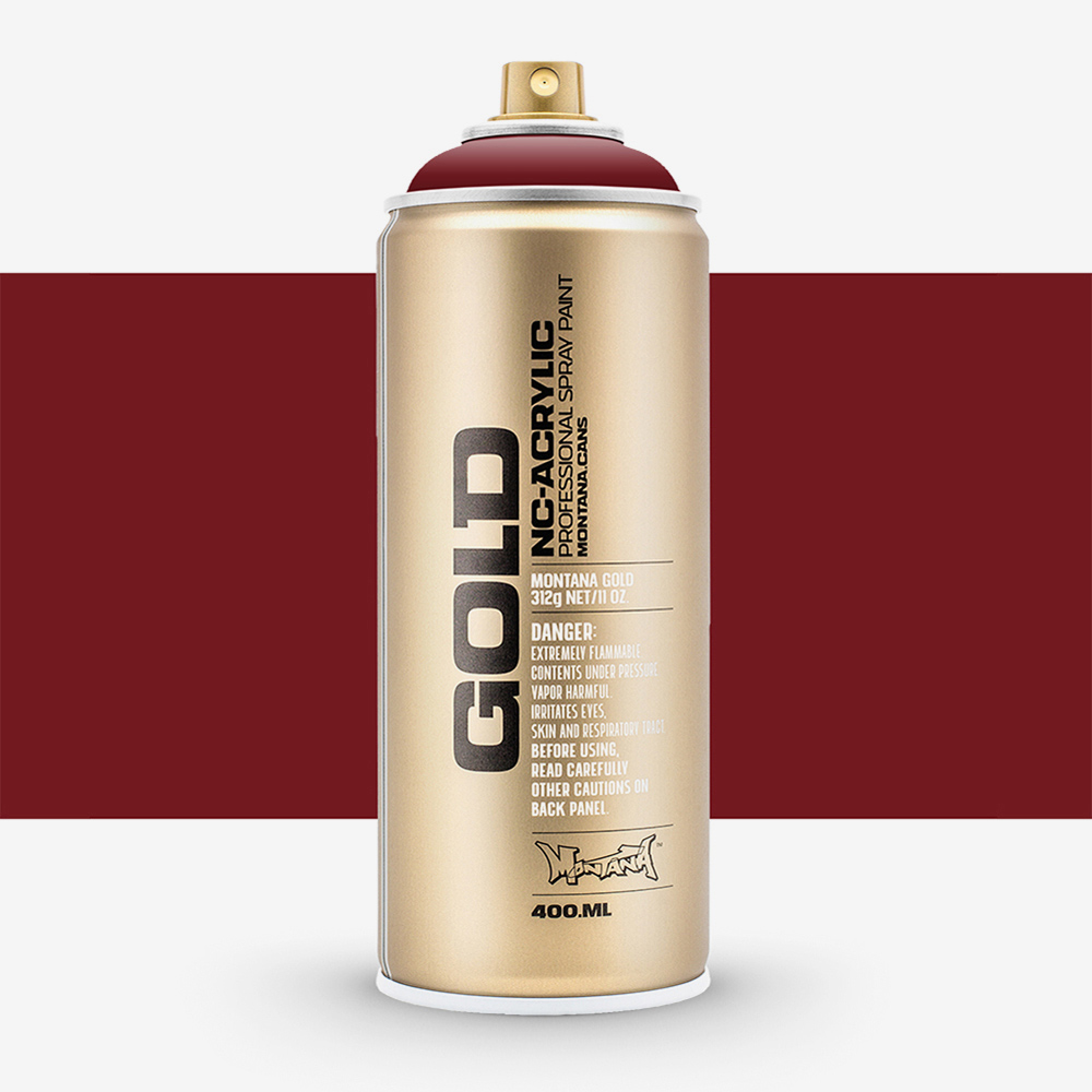 Montana Gold Spray Paint 400ml – Royal Red, Drip-Free, Fast Dry