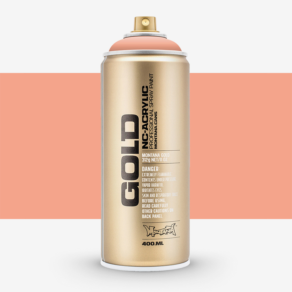 Montana Gold Spray Paint 400ml Salmon – Quick-Drying, Weatherproof