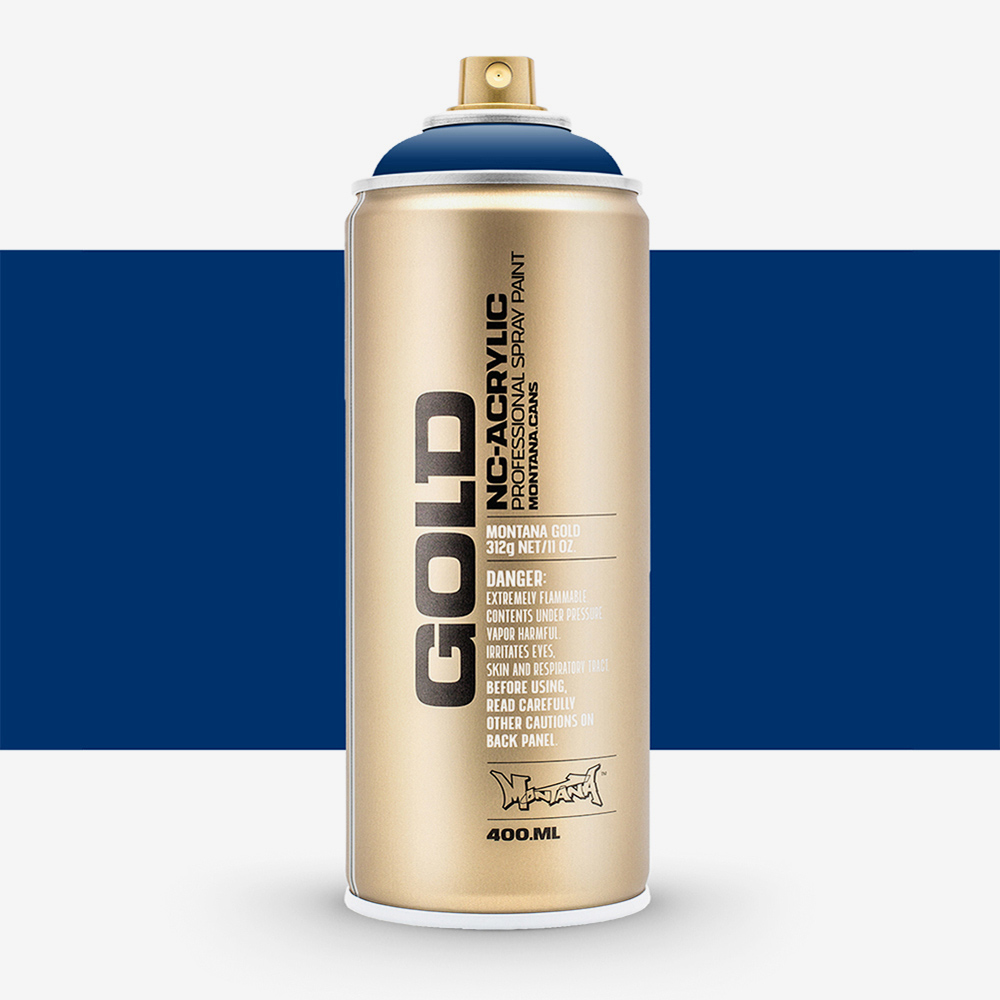 Montana Gold Shock Blue 400ml Quick-Drying Spray Paint