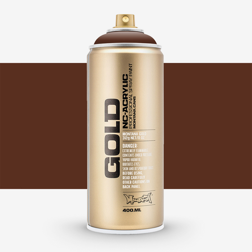 Montana Gold Shock Brown Acrylic Spray Paint 400ml