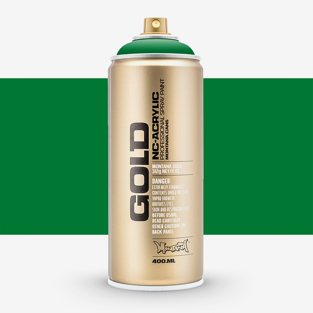 Montana Gold Shock Green 400ml Acrylic Spray Paint