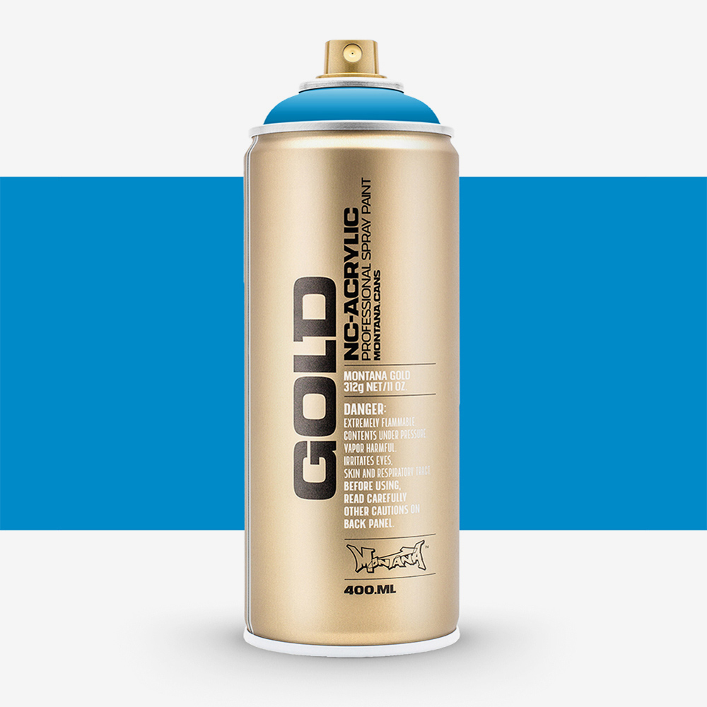 Montana Gold Spray Paint 400ml Sky Blue – Quick-Drying Acrylic