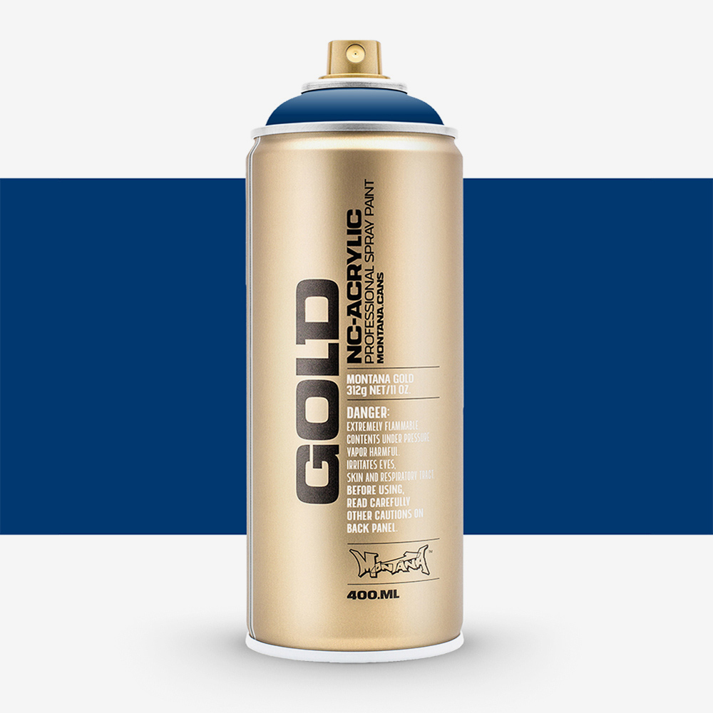 Montana Gold 400ml Ultramarine Quick-Drying Spray Paint