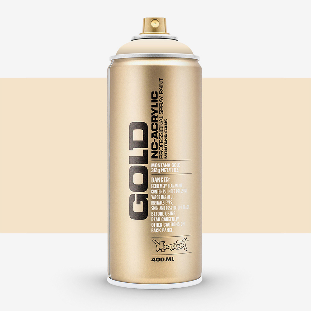 Montana Gold 400ml White Matte Acrylic Spray Paint