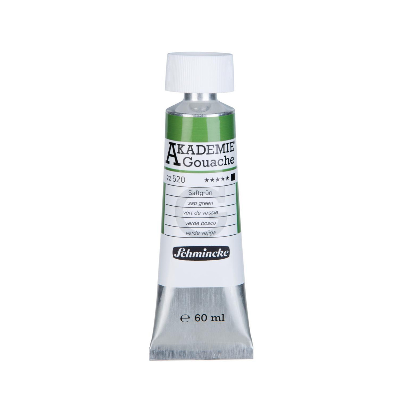 Schmincke Akademie Gouache 60ml Sap Green – Velvet-matt Finish