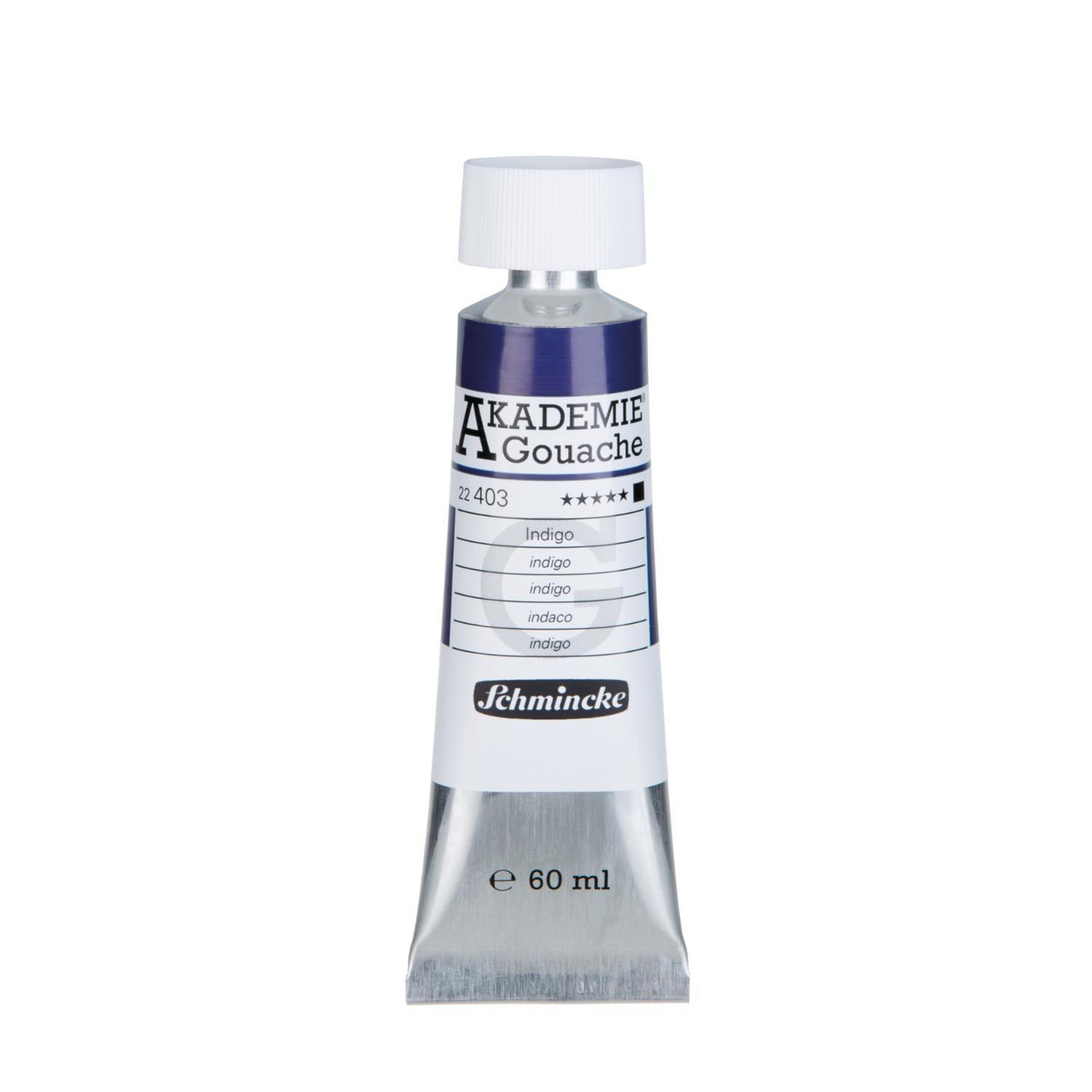 Schmincke Akademie Indigo Gouache 60ml – High Lightfastness