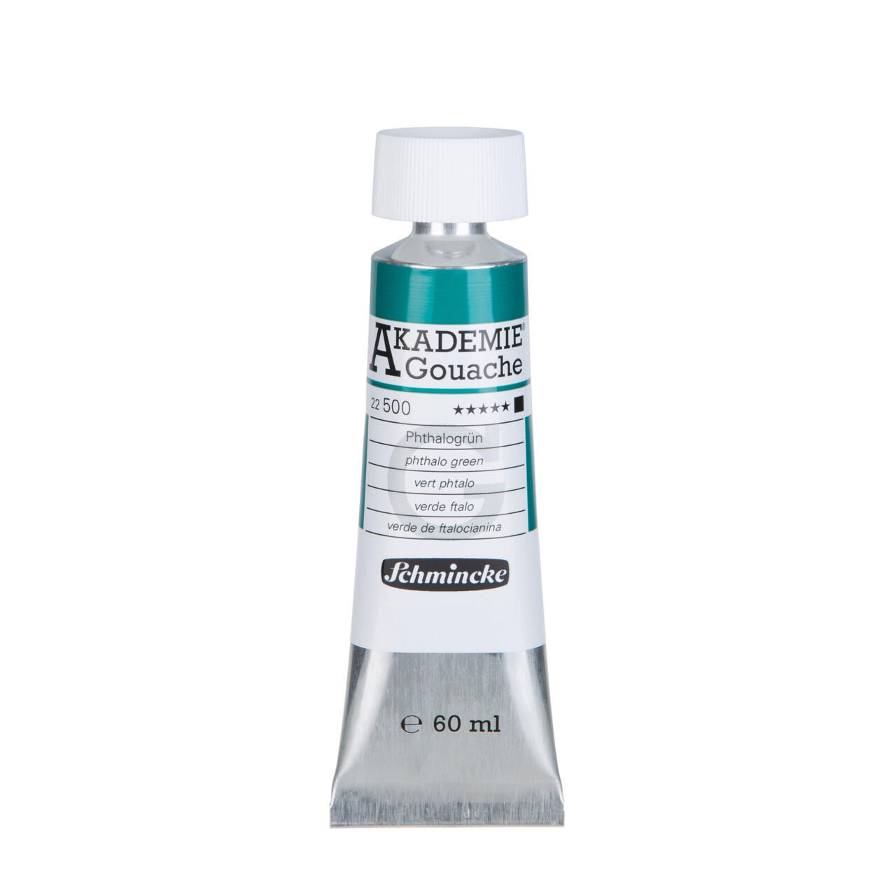 Schmincke Akademie Phthalo Green Gouache 60ml – Velvet-Matt