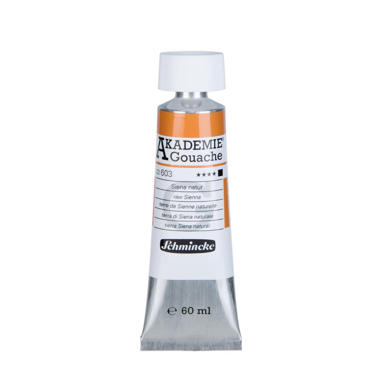 Schmincke Akademie Raw Sienna Gouache 60ml – Velvet-matt Finish