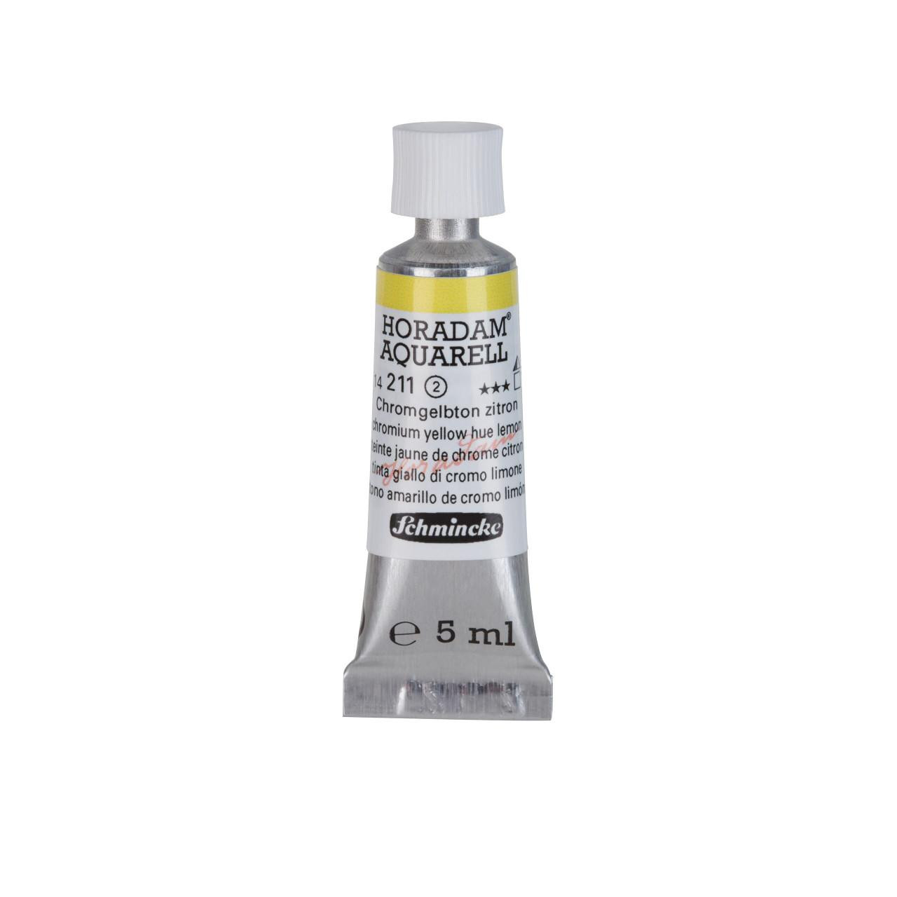 Schmincke Horadam Aquarell Chrome Yellow 5ml – High Lightfastness
