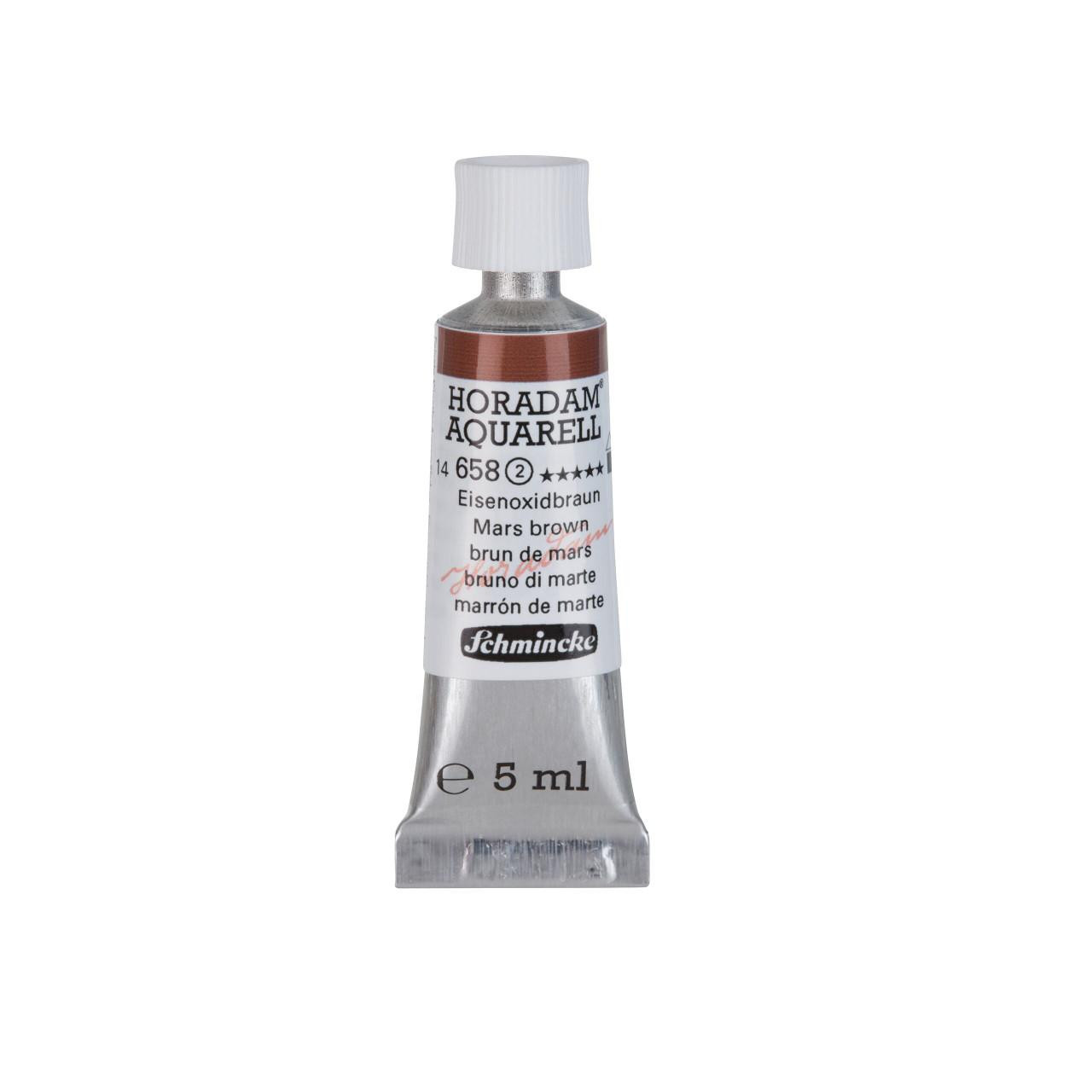 Schmincke Horadam Aquarell Mars Brown 5ml – Excellent Lightfastness