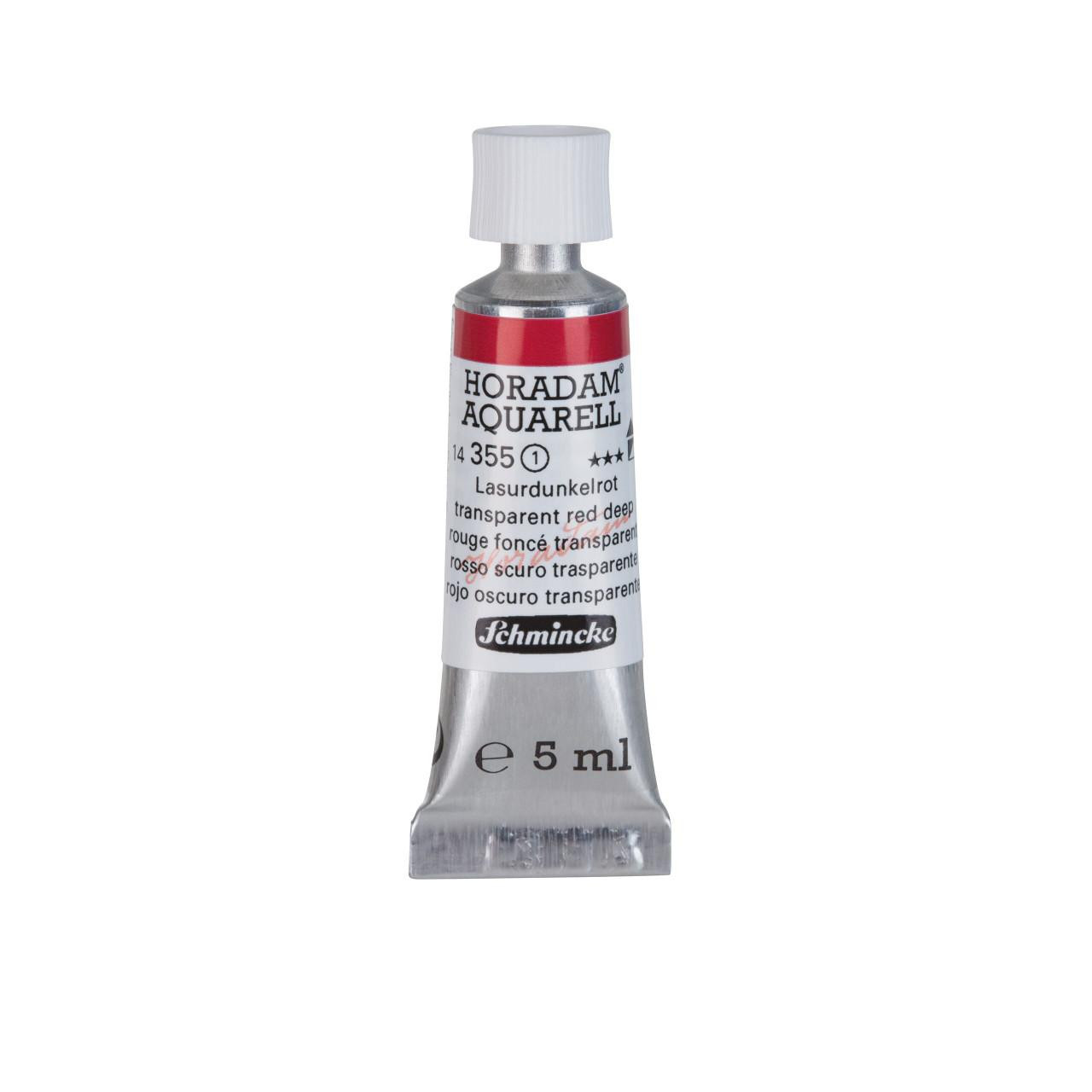 Schmincke Horadam 5ml Transparent Red Watercolour Paint