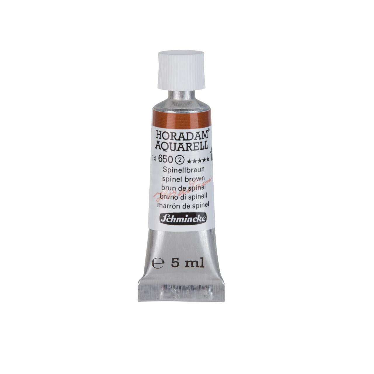 Schmincke Horadam Watercolour 5ml Spinel Brown, High Lightfastness