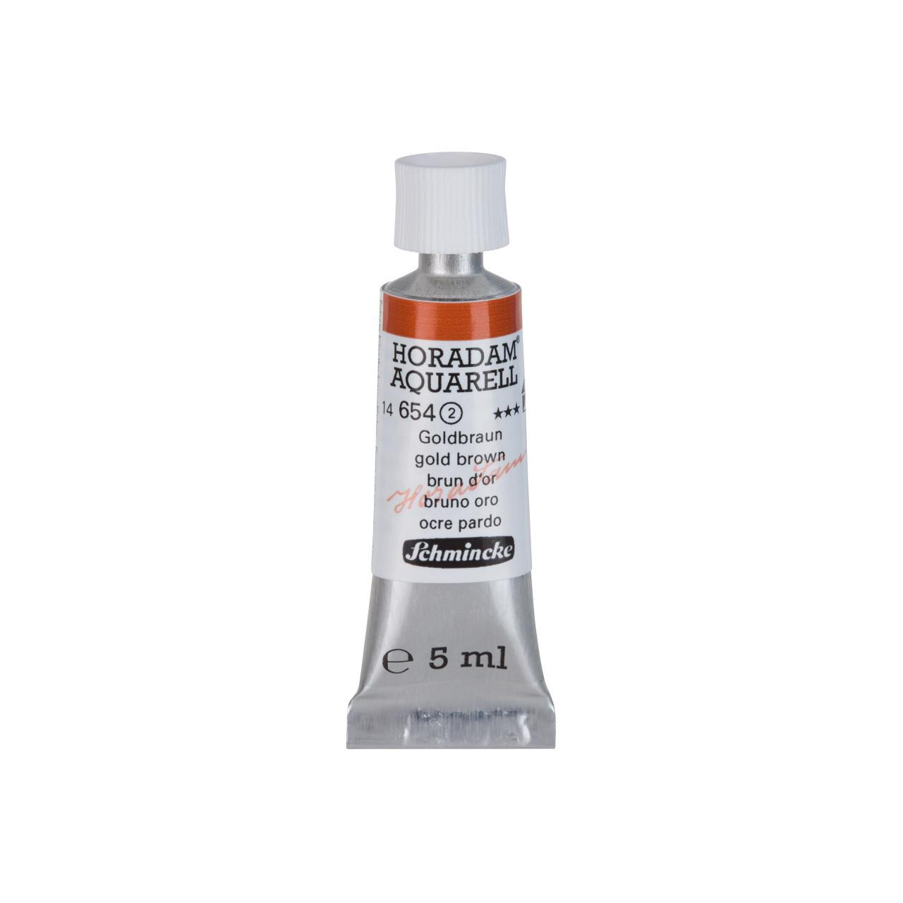Schmincke Horadam Aquarell 5ml Watercolour – Gold Brown
