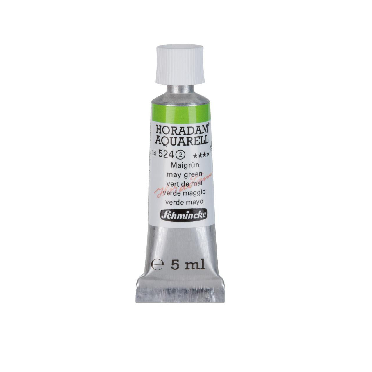 Schmincke Horadam May Green Watercolour 5 ml – Excellent Lightfastness