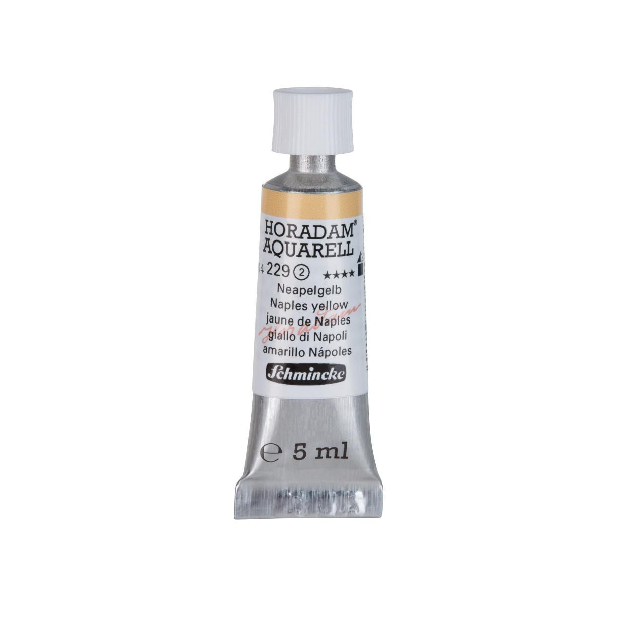 Schmincke Horadam Watercolour 5ml – Naples Yellow, Lightfast