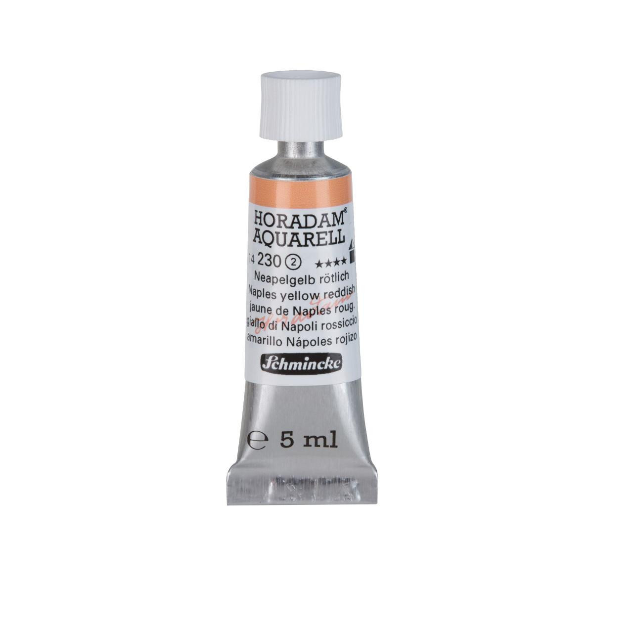 Schmincke Horadam Naples Yellow Watercolour 5ml – Gum Arabic