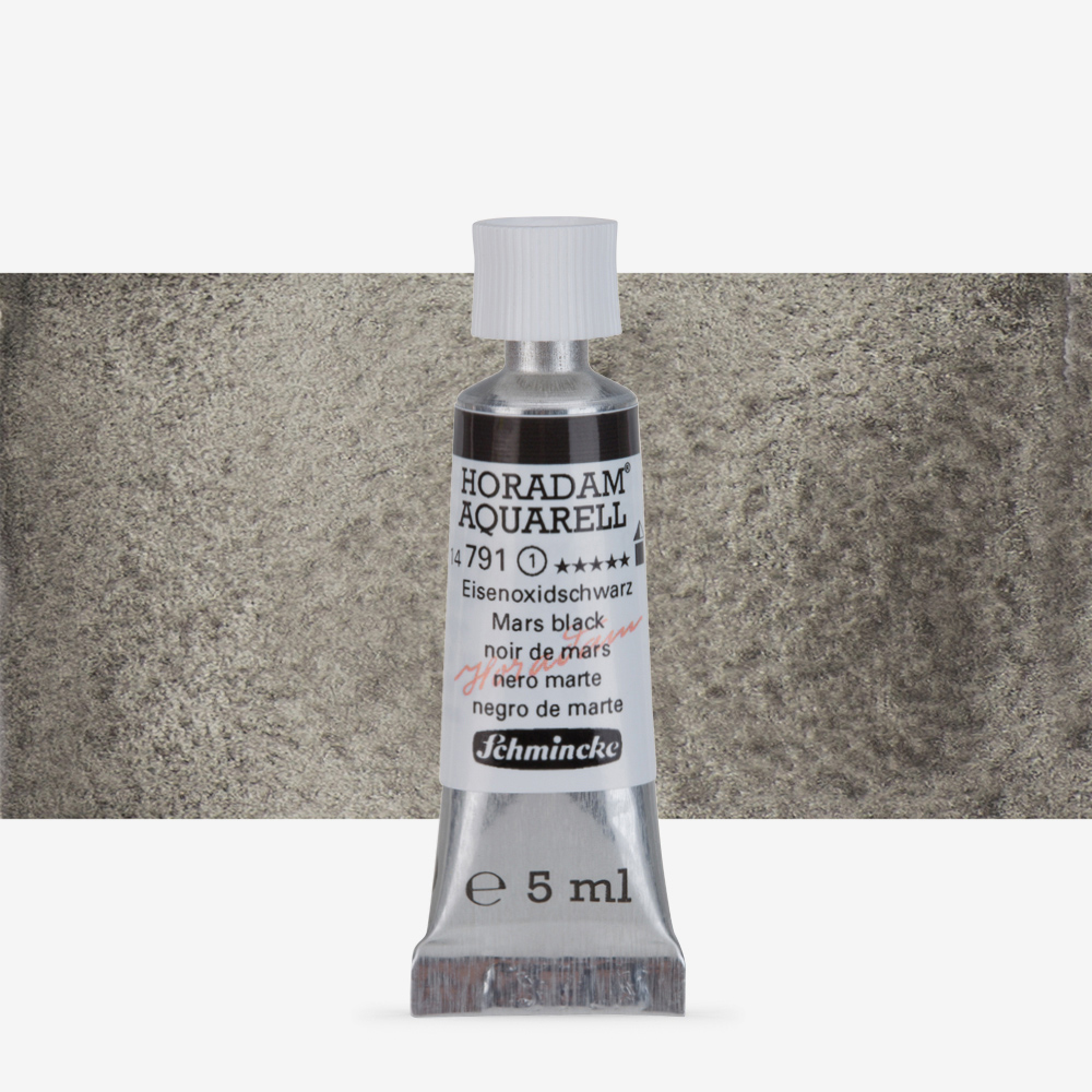 Schmincke Horadam Mars Black Watercolour 5ml – Lightfast