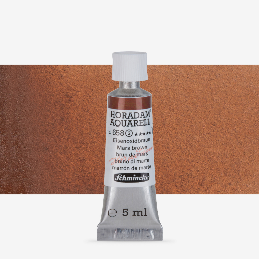 Schmincke Horadam Aquarell Mars Brown 5ml – Excellent Lightfastness