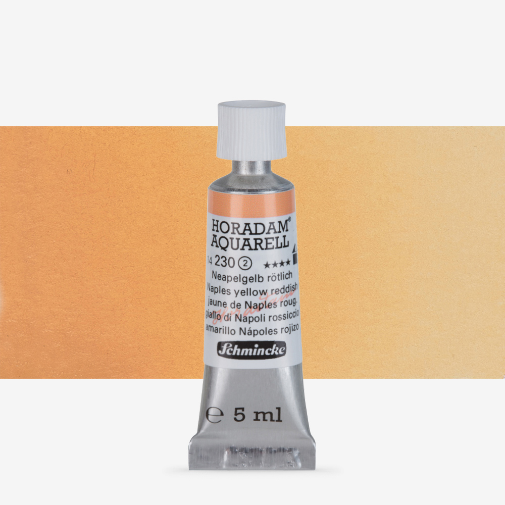 Schmincke Horadam Naples Yellow Watercolour 5ml – Gum Arabic