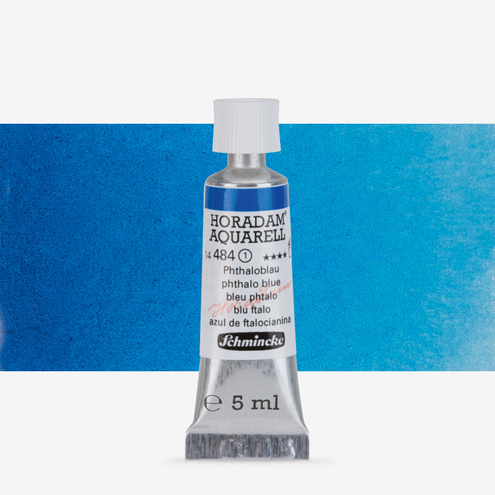Schmincke Horadam Aquarell Phthalo Blue 5ml – Lightfast, 0.15kg