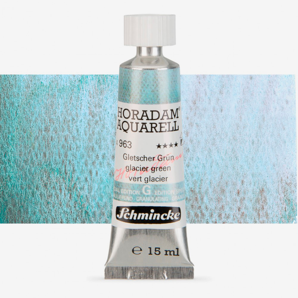 Schmincke Horadam 15ml Watercolour – Glacier Green, Professional