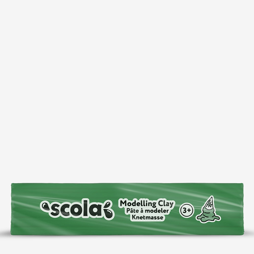 Scola Colour Clay 500g Dark Green – Non-Drying, Gluten-Free