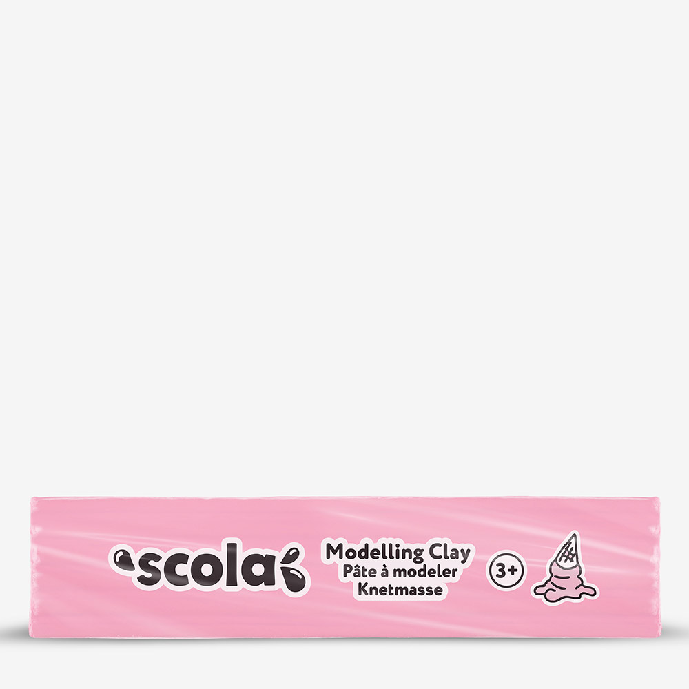 Scola Colour Clay 500g Pink – Non-Drying, Gluten Free