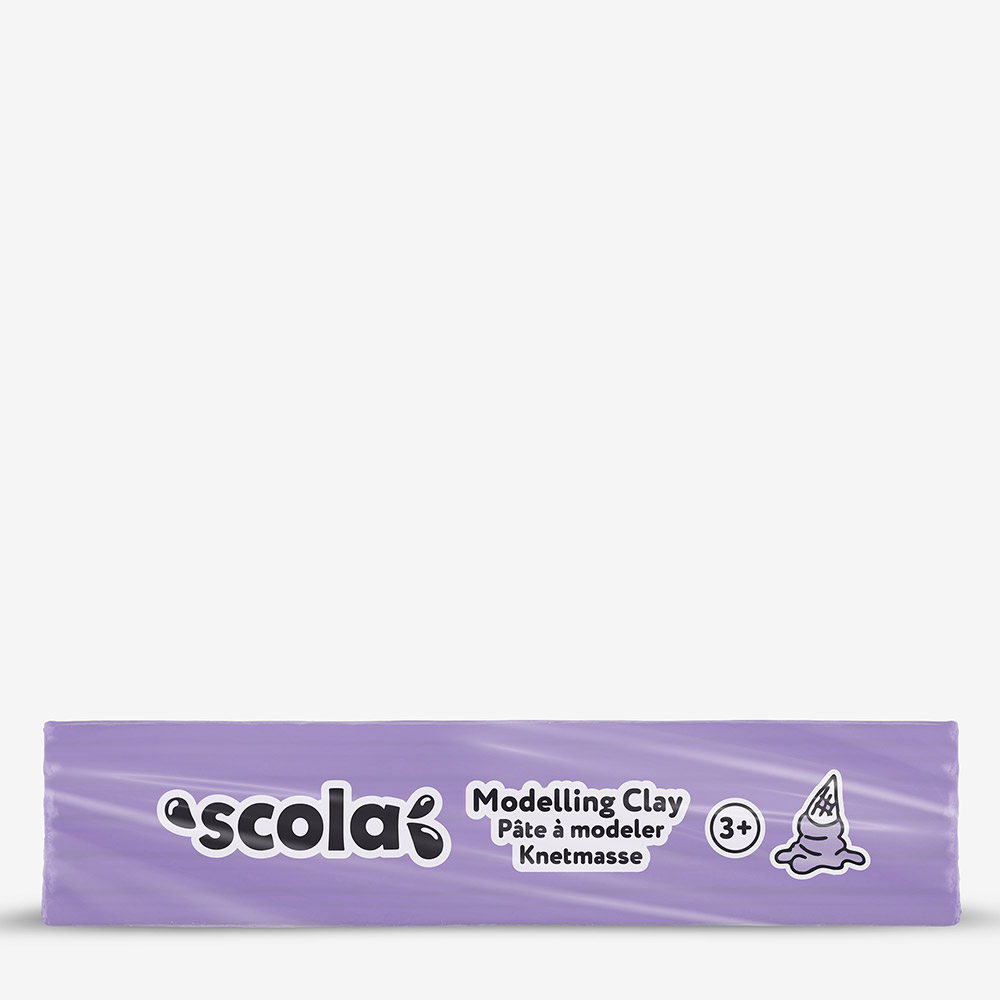 Scola Colour Clay 500g Purple – Non-Drying, Reusable, Gluten-Free