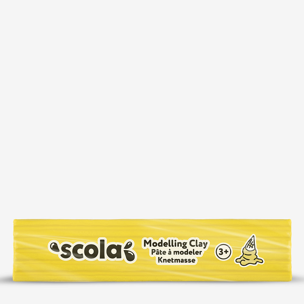 Scola Colour Clay 500g Yellow – Non-Drying Gluten-Free Modelling