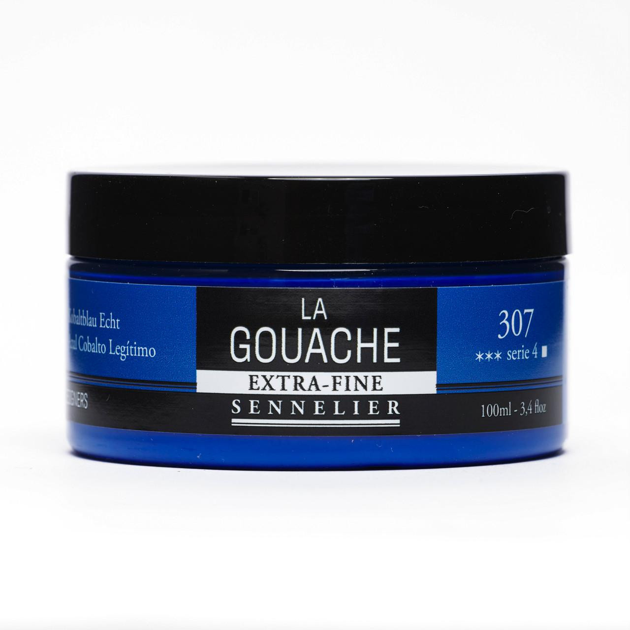 Sennelier Extra Fine Gouache 100ml – Cobalt Blue, Matte Finish