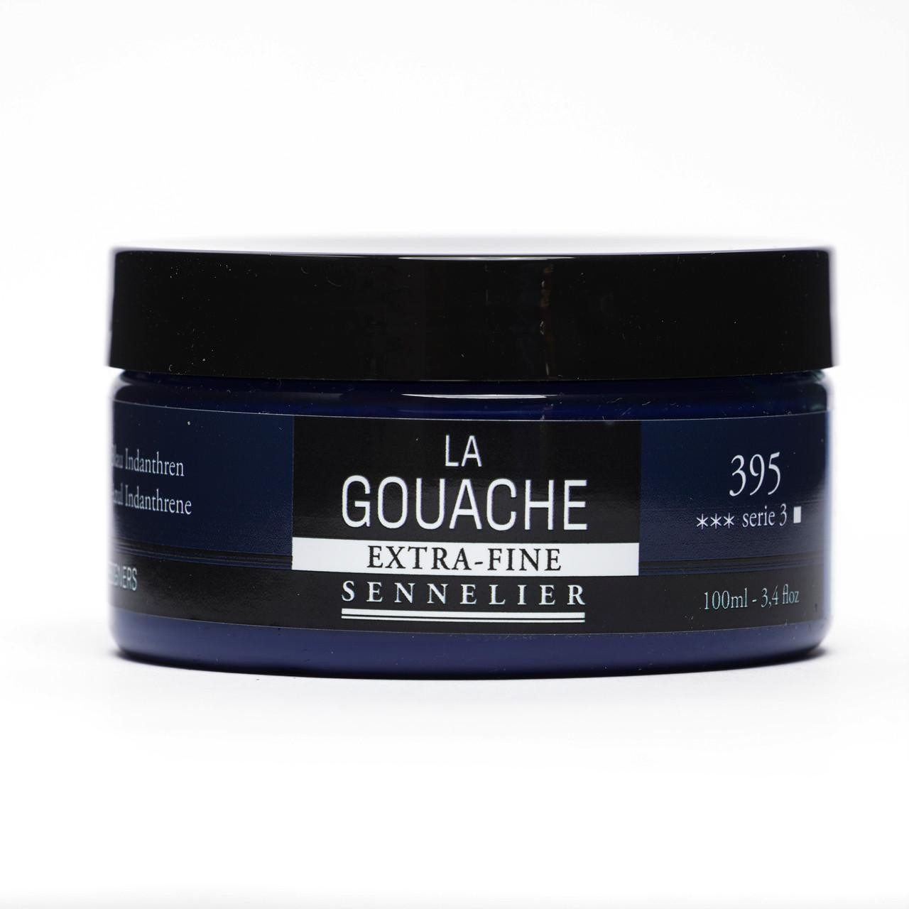 Sennelier Extra Fine Gouache 100ml Blue Indanthrene Matte