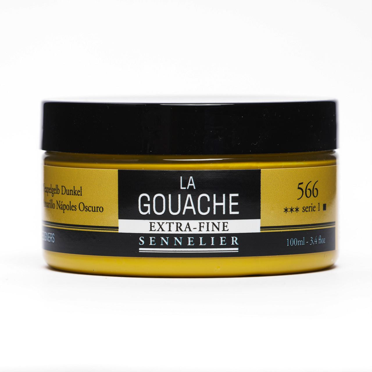 Sennelier Extra Fine Gouache 100ml Naples Yellow Matte Finish