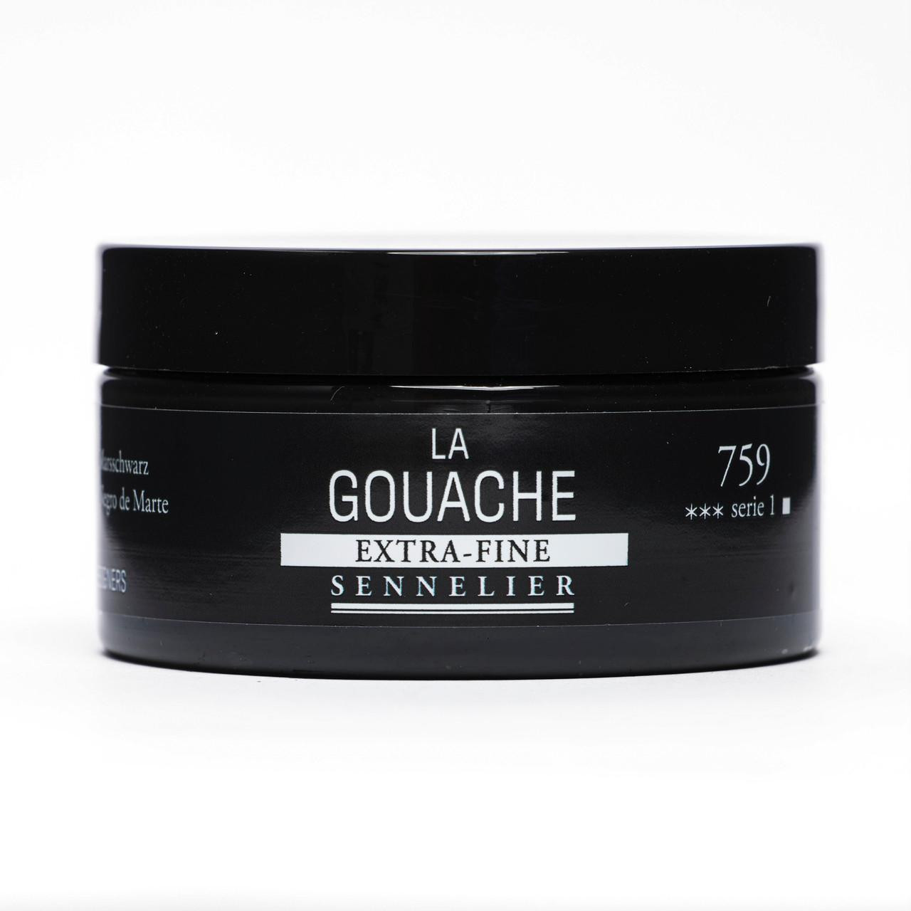 Sennelier La Gouache Extra Fine 100ml Mars Black Ultra-Matte